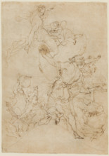 Venus Ordering Armor for Aeneas at Vulcan's Forge, 18th or early 19th century. Creator: Gaetano Gandolfi.