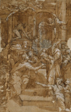 Presentation in the Temple, c1575. Creator: Orazio Samacchini.