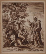 The Creation of Eve, between late 16th and mid-17th century. Creator: Giovanni Lanfranco.