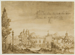 El santuario- basilica de Nuestra Señora del Lledó en Castellón de la Plana, 1699. Creator: Juan Conchillos Falco.