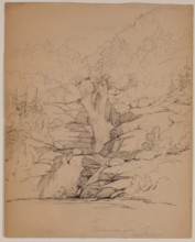 Reichenbach Falls, October 7th, 1840. Creator: John William Casilear.