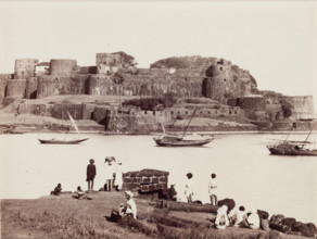 Goa Fort, between 1880 and 1889. Creator: Francis Frith.