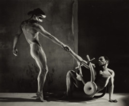 Ballet Orpheus with Noguchi Sculpture, between 1948 and 1955. Creator: George Platt Lynes.