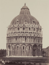 The Baptistery, Pisa, 1850/1900. Creator: Alinari.