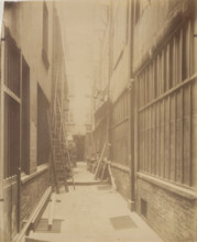 Cloitre St. Honore, Passage Marchand conduisant au Passage d'Athenes, late 19th - early 20th cent. Creator: Eugene Atget.