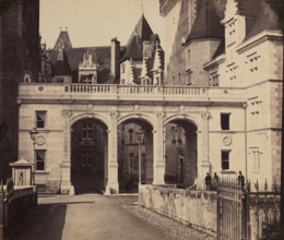 East Entrance, Château de Pau, between 1864 and 1900. Creator: M. Pacault.