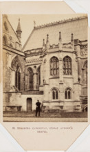 Hereford Cathedral, Bishop Audley Chapel, mid-late 19th century. Creator: Francis Bedford.