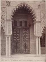 Doorway of the Alcazar, Seville, c1885. Creator: Juan Laurent.