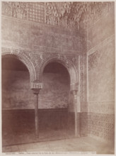 Interior of the Alhambra, Granada, c1885. Creator: Juan Laurent.