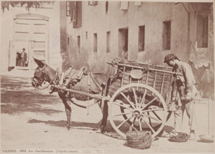 Charcoal Seller, Valencia, c1885. Creator: Juan Laurent.