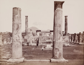 Temple of Venus, Pompeii, between 1880 and 1890. Creator: Giorgio Sommer.