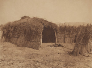 Gahuilla House in Desert, 1924. Creator: Edward Sheriff Curtis.
