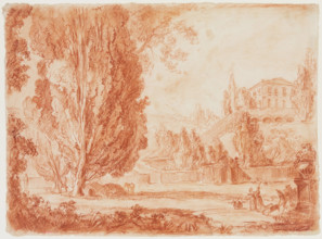 Park Scene, c.between 1770 and 1774. Creator: Unknown French; After Jean Simon Berthélemy French, 1743-1811.