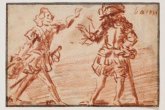 Actors, late 15th or early 16th century. Creator: Claude Gillot.