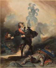 Don Juan and the Commander's Statue, between 1825 and 1830. Creator: Alexandre-Evariste Fragonard.