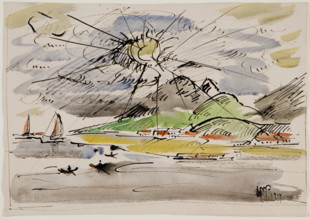 Gulf of Aden, 1914. Creator: Max Pechstein.