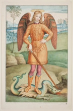 The Archangel Michael, 1836. Creator: Franz August Schubert.