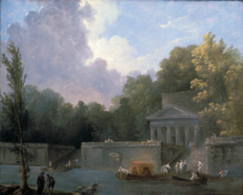 Park Scene, 18th century. Creator: Hubert Robert.
