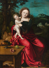 Madonna and Child, c1515. Creator: Master with the Parrot.
