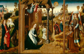 Nativity, 15th century. Creator: Master of the Legend of Saint Ursula.