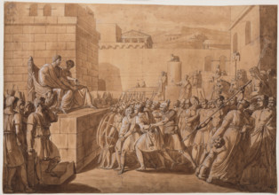 Scene from Roman History, c1812. Creator: Bartolomeo Pinelli.