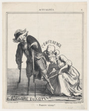 Pauvre vieux!, 1869.  Creator: Honore Daumier.