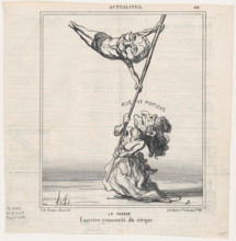 La Perche, 1870.  Creator: Honore Daumier.