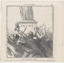 Ceux qui vont mourir te saluent!, 1870.  Creator: Honore Daumier.