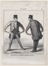 Vue prise de la première semaine de janvier, 1869.  Creator: Honore Daumier.