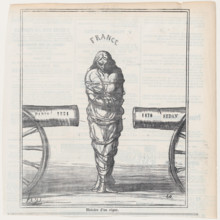Histoire d'un règne, 1870. Creator: Honore Daumier.