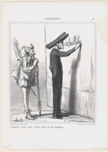 Basile, mon ami, votre mot va de travers, 1870.  Creator: Honore Daumier.