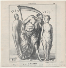 Le Mot d'Ordre, 1869.  Creator: Honore Daumier.