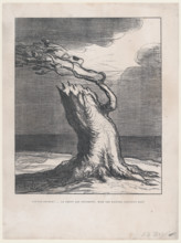 Pauvre France!, 1871.  Creator: Honore Daumier.