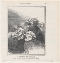 L'Assemblée de Bordeaux, 1871. Creator: Honore Daumier.