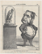 La Tristesse de Rouher, 1871.  Creator: Honore Daumier.