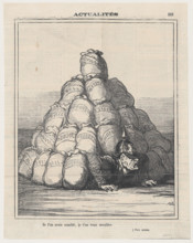 Je t'en avais comblé, je t'en veux accabler, 1871. Creator: Honore Daumier.