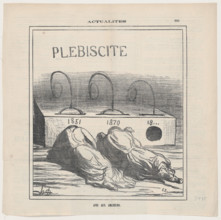 Avis aux amateurs, 1871. Creator: Honore Daumier.