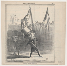 Regardez, mais n'y touchez pas!, 1871. Creator: Honore Daumier.