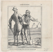 Vous n'avez pas besoin de me rappeler ses titres..., 1871. Creator: Honore Daumier.