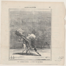 Une assembleé modèle..., 1871. Creator: Honore Daumier.