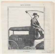 La Maudite!, 1872. Creator: Honore Daumier.