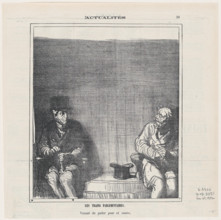 Les Trains Parlementaires, 1872.  Creator: Honore Daumier.