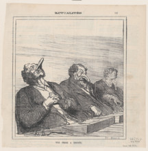 Vue prise à droite, 1872. Creator: Honore Daumier.