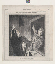 My old Talma, you've got another thing coming!, from 'The third rate actors,' pu..., April 27, 1878. Creator: Honore Daumier.