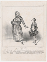 Plate 31: La fortune fait oublier les amis, 1838.  Creator: Honore Daumier.