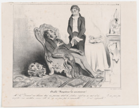 Plate 34: Diable! Respectons les convenances!, 1838.  Creator: Honore Daumier.