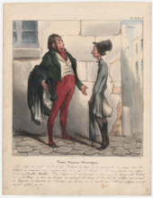 Plate 35: Robert Macaire schismatique, 1838. Creator: Honore Daumier.