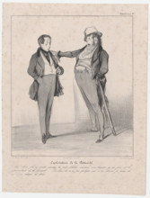 Plate 37: Exploitation de la Paternité, 1838.  Creator: Honore Daumier.