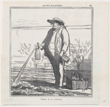 Victime de la sécheresse, 1870.  Creator: Honore Daumier.
