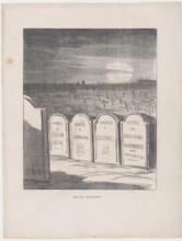Square Napoléon, 1870. Creator: Honore Daumier.